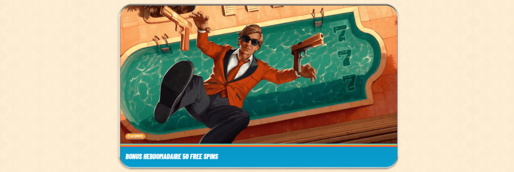 Vegasino Casino bonus hebdomadaire