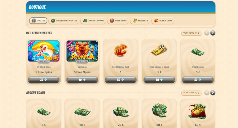 Vegasino Casino boutique