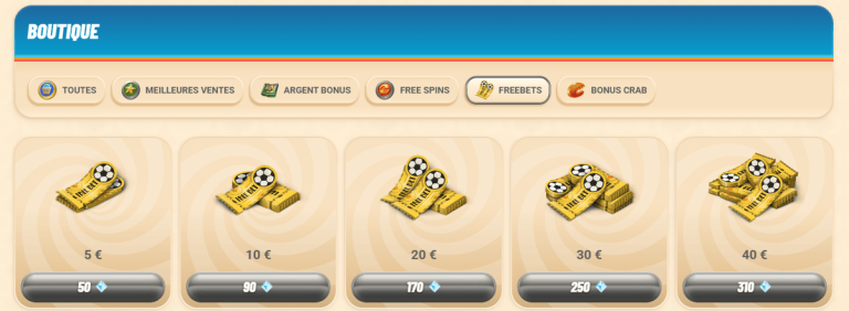 Vegasino Casino boutique freebets