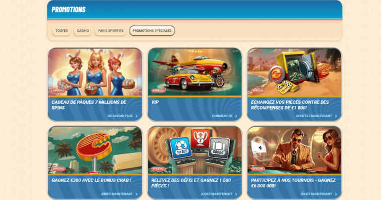 Vegasino Casino promotions